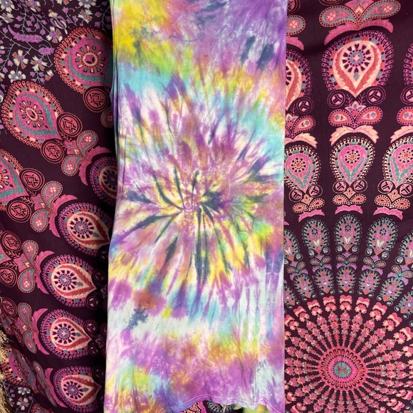 Assymetrical Tie Dyed Dress NWOT Large - Picture 5 of 6